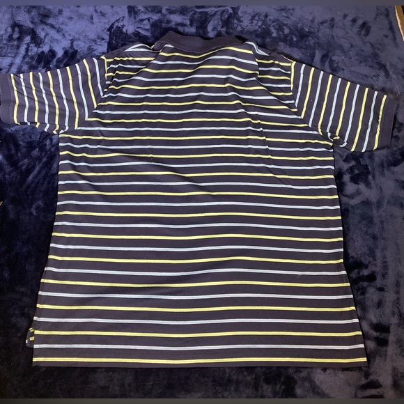 Croft & Barrow Men’s Golf Polo, Size XL, Blue with Light Blue and Green Accents - Picture 4 of 4